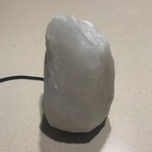 White Crystal Himalayan Lamp